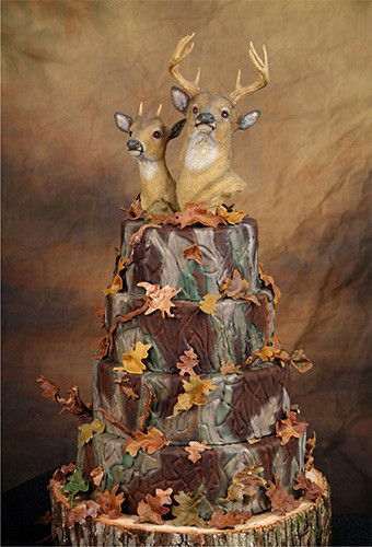 Hunting Wedding Cakes
 10 Awesome Hunting Wedding Cakes