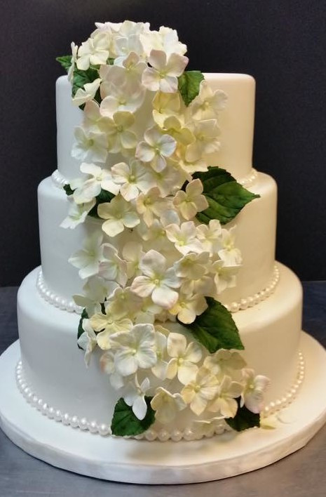 Hydrangeas Wedding Cakes
 Hydrangeas on a Wedding Cake