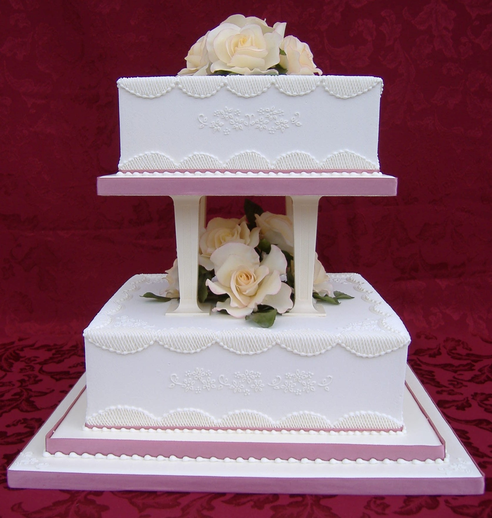 Iced Wedding Cakes
 Galleries royal iced wedding cakes Donna Jane Cakes