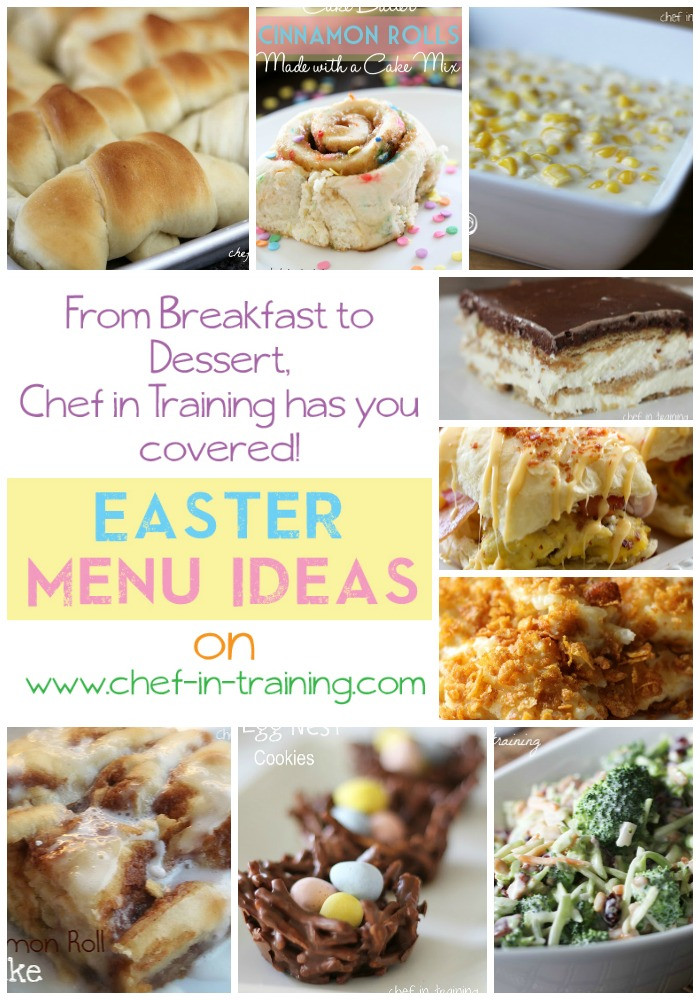 Ideas For Easter Dinner
 Easter Menu Ideas Chef in Training