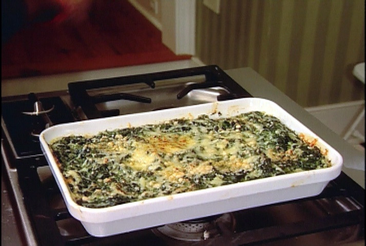 Ina Garten Easter Dinner
 Spinach Gratin