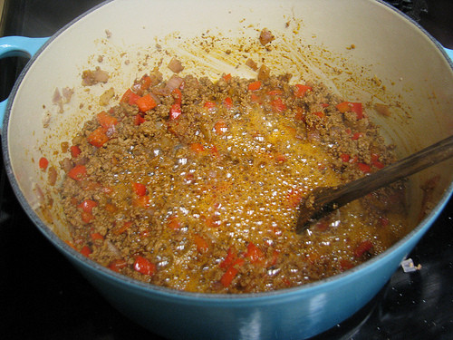 Indian Summer Turkey Chili
 Dining Alone Indian Summer Turkey Chili