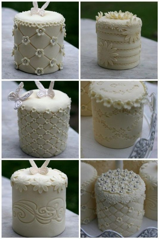 Individual Wedding Cakes
 Inspiration Mini Wedding Cakes Inspiration Project