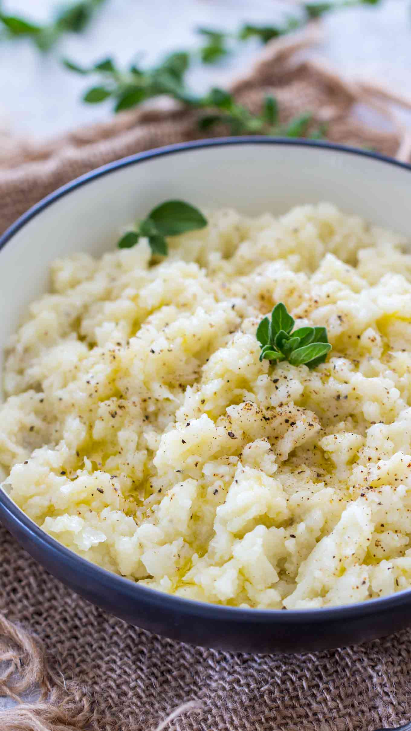 Instant Mashed Potatoes Healthy
 Instant Pot Mashed Cauliflower Sweet and Savory Meals