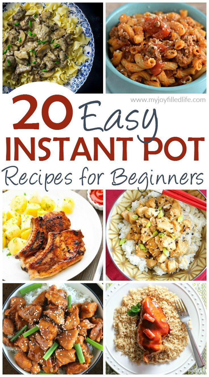 Instant Pot Camping Recipes
 20 Easy Instant Pot Recipes for Beginners
