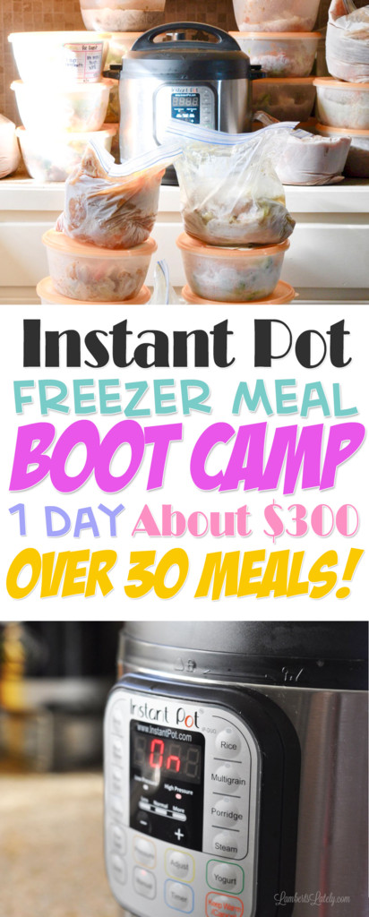 Instant Pot Camping Recipes top 20 the original Instant Pot Freezer Meal Boot Camp E Day