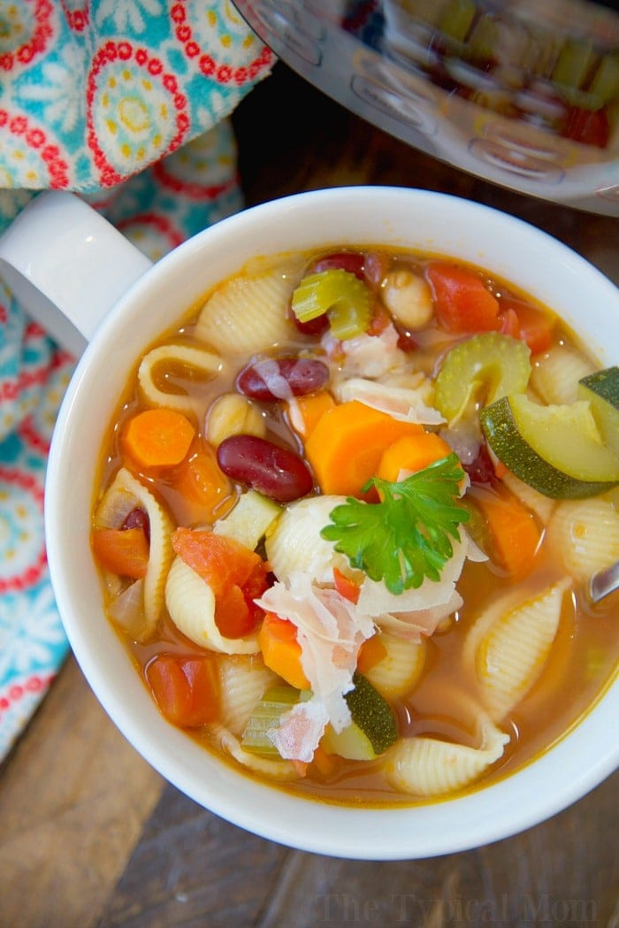 Instant Pot Healthy Soup Recipes
 Easy Instant Pot Minestrone Soup · The Typical Mom