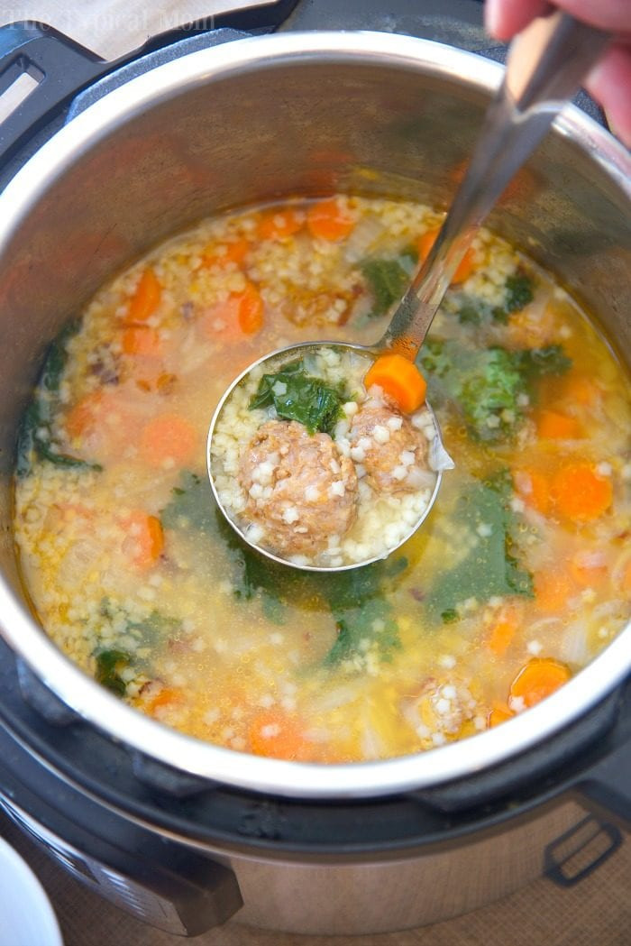 Instant Pot Healthy Soup Recipes
 Instant Pot Italian Wedding Soup · The Typical Mom