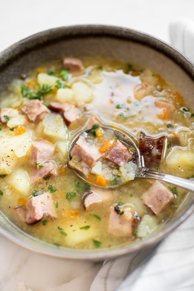 Instant Pot Potato Soup Healthy
 Instant Pot Ham and Potato Soup Recipe • Salt & Lavender