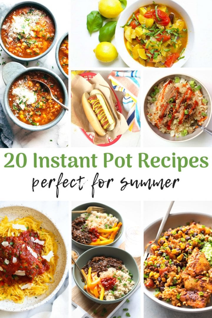 Instant Pot Recipes Summer
 20 Instant Pot Summer Recipes Crockpot Slow Cooker