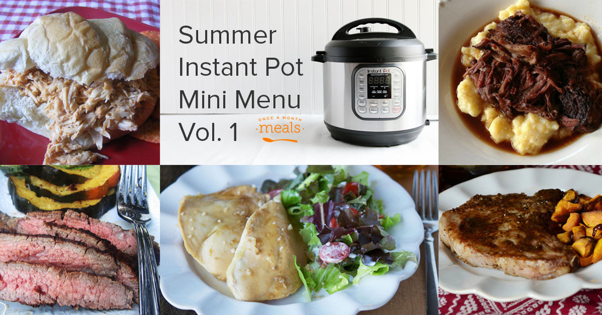 Instant Pot Recipes Summer
 Summer Instant Pot Mini Menu Vol 1