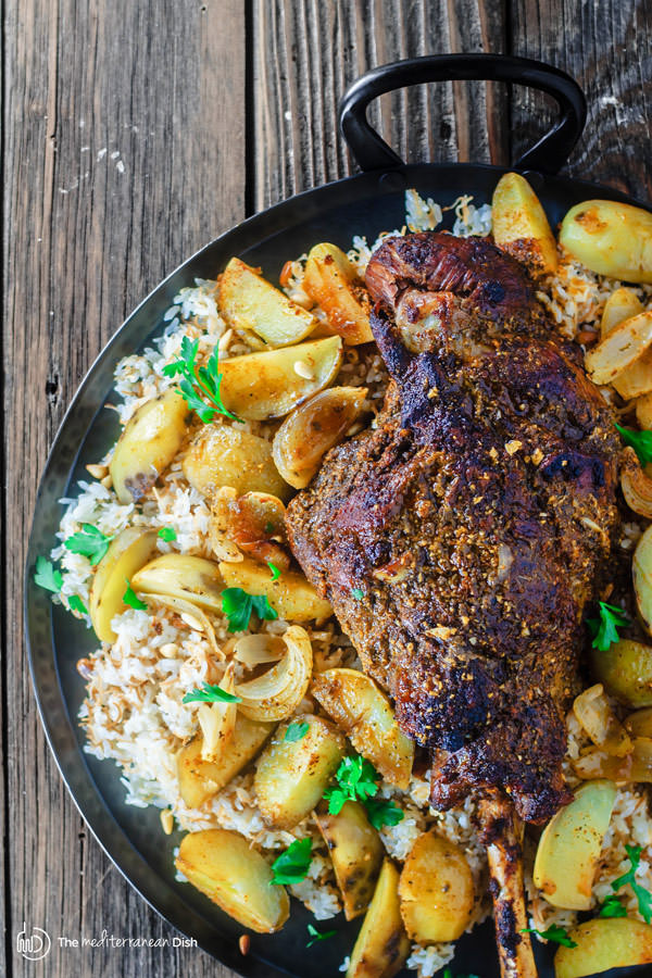 Irish Easter Dinner
 Mediteranean Leg of Lamb Recipe with Potatoes Video