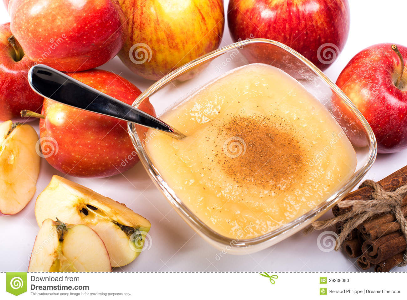 Is Applesauce Healthy
 Healthy Organic Applesauce With Cinnamon Stock