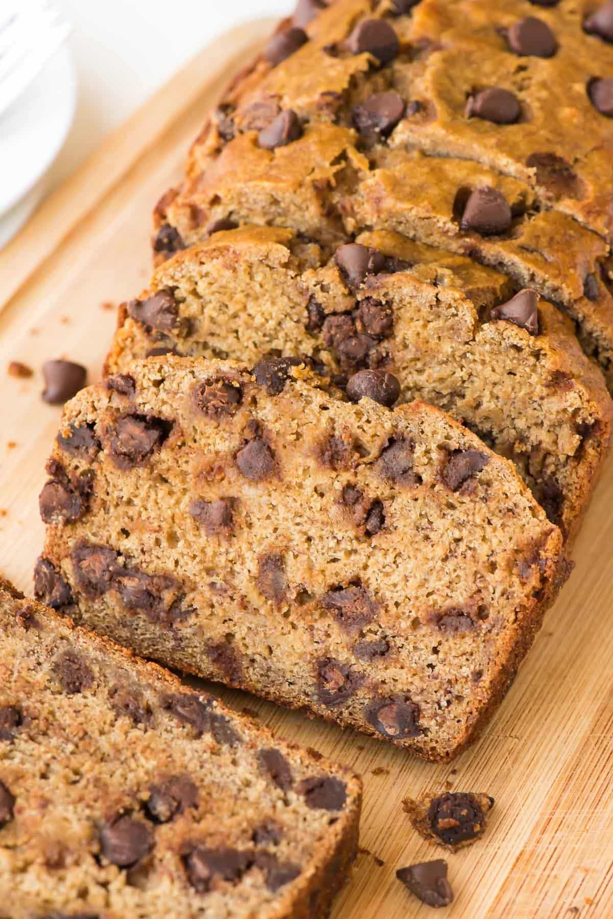 Is Bread Healthy For You
 Healthy Banana Bread Recipe with Chocolate Chips