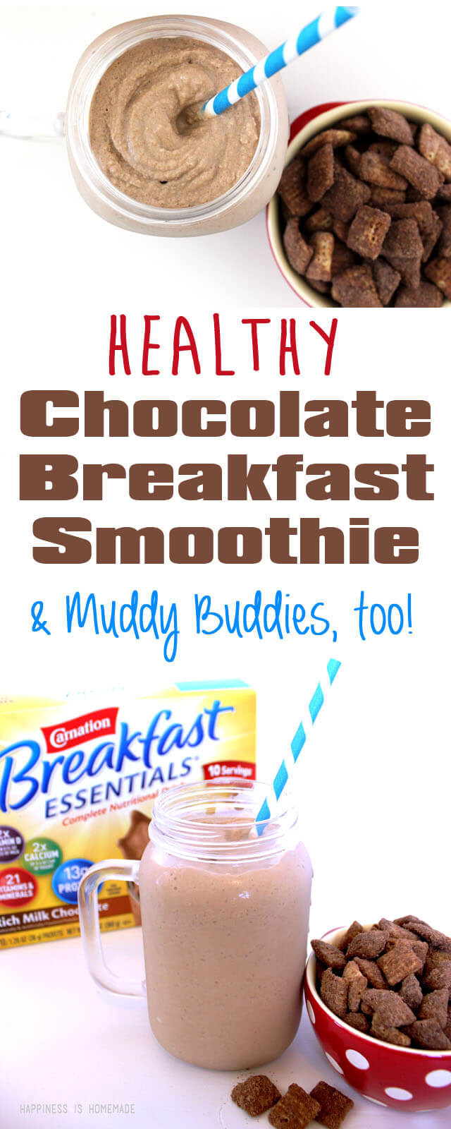 Is Breakfast Essentials Healthy
 Healthy Chocolate Breakfast Smoothie & Muddy Bud s Mix