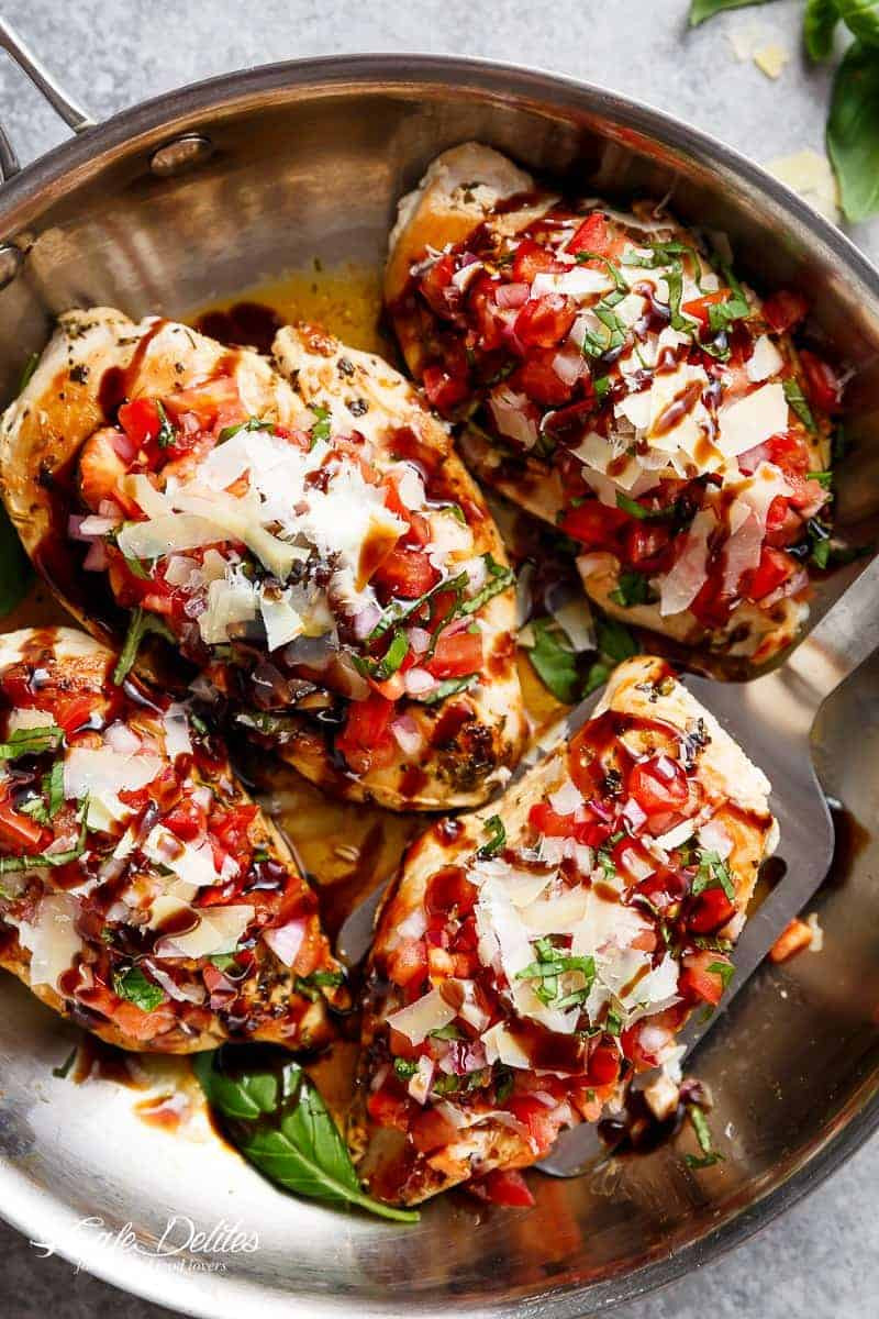 Is Bruschetta Healthy
 Italian Herb Bruschetta Chicken Cafe Delites