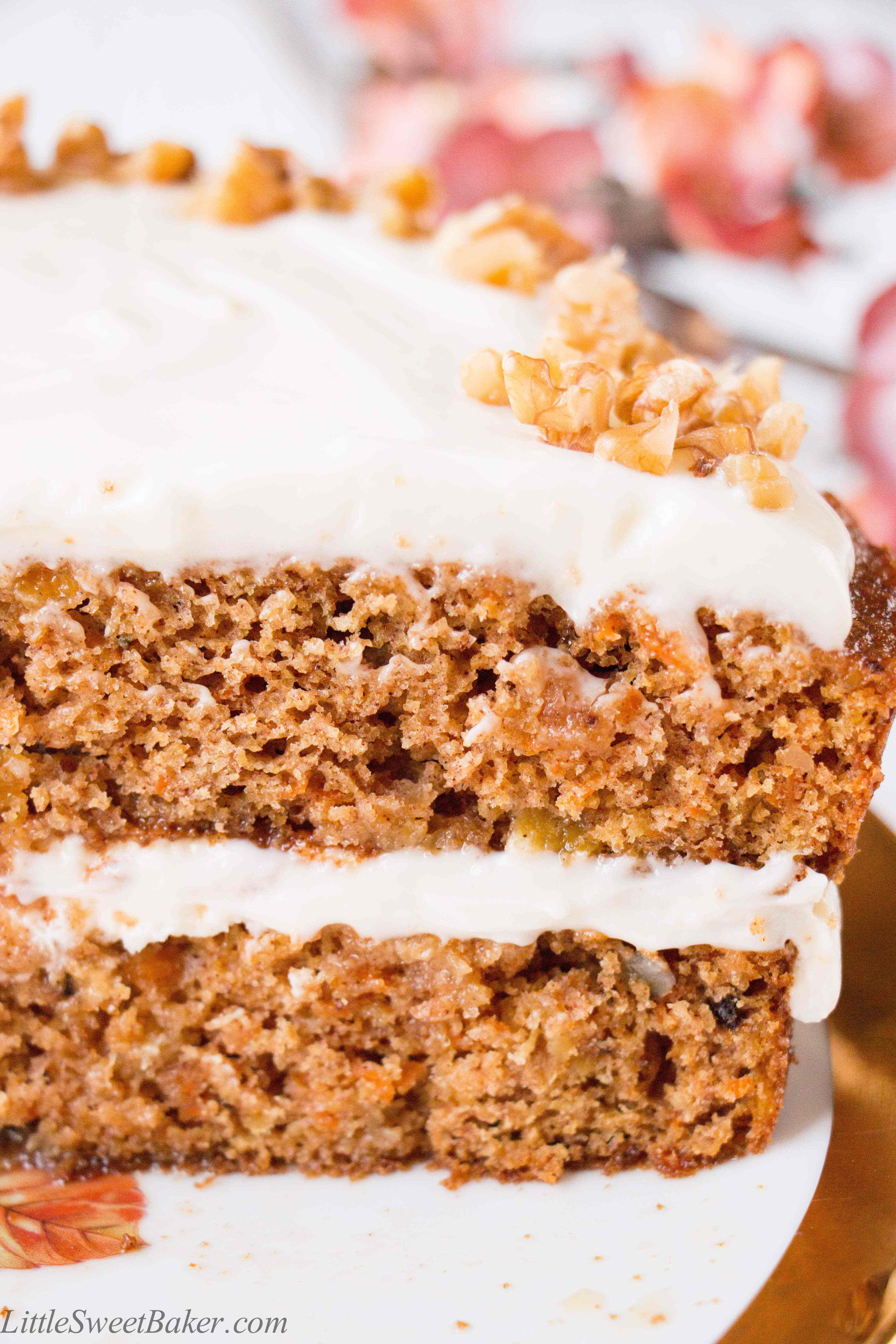 Is Carrot Cake Healthy
 Healthy Carrot Cake with Yogurt Cream Cheese Frosting