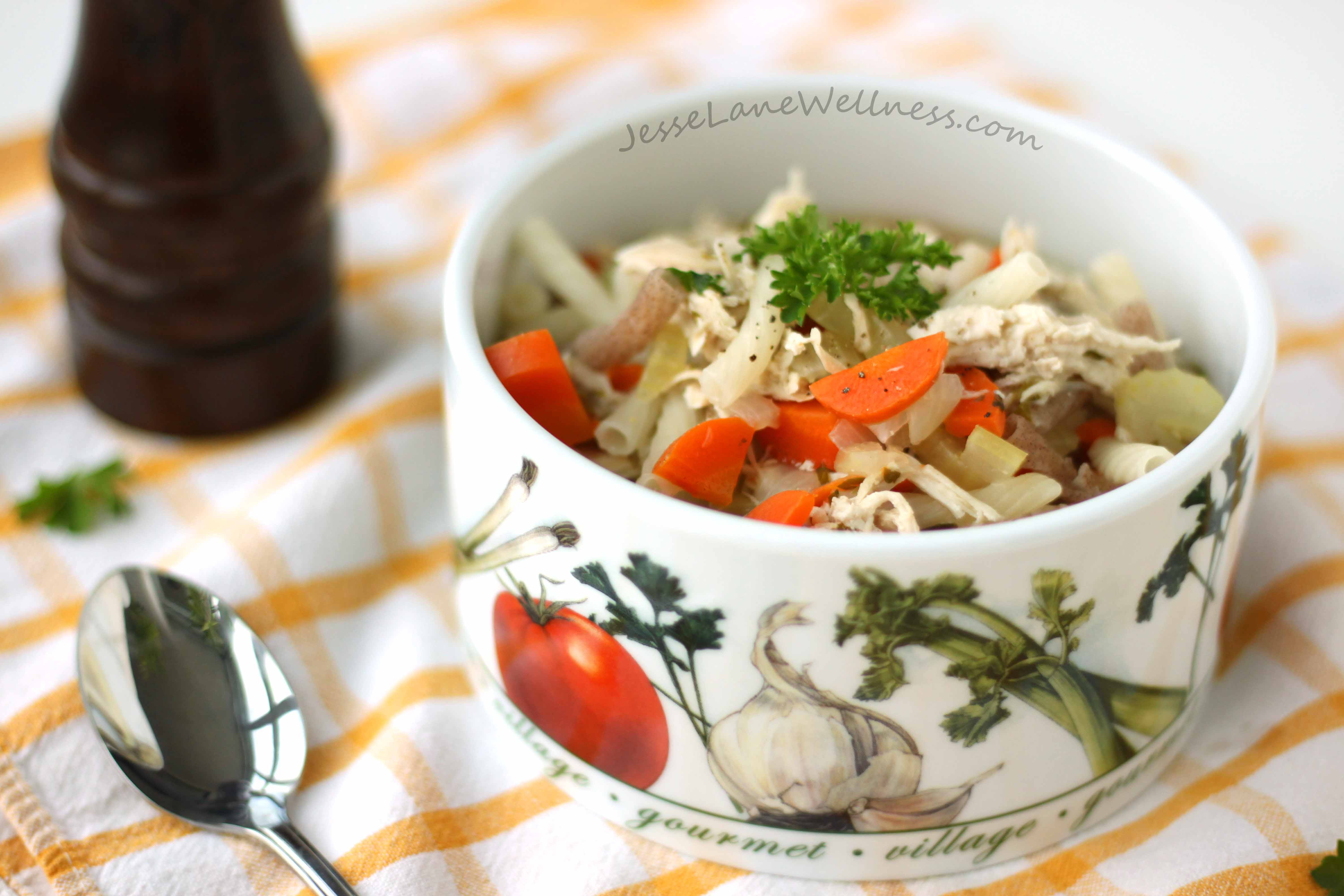 Is Chicken Noodle Soup Healthy
 Healthy Chicken Noodle Soup Recipe by Jesse Lane Wellness