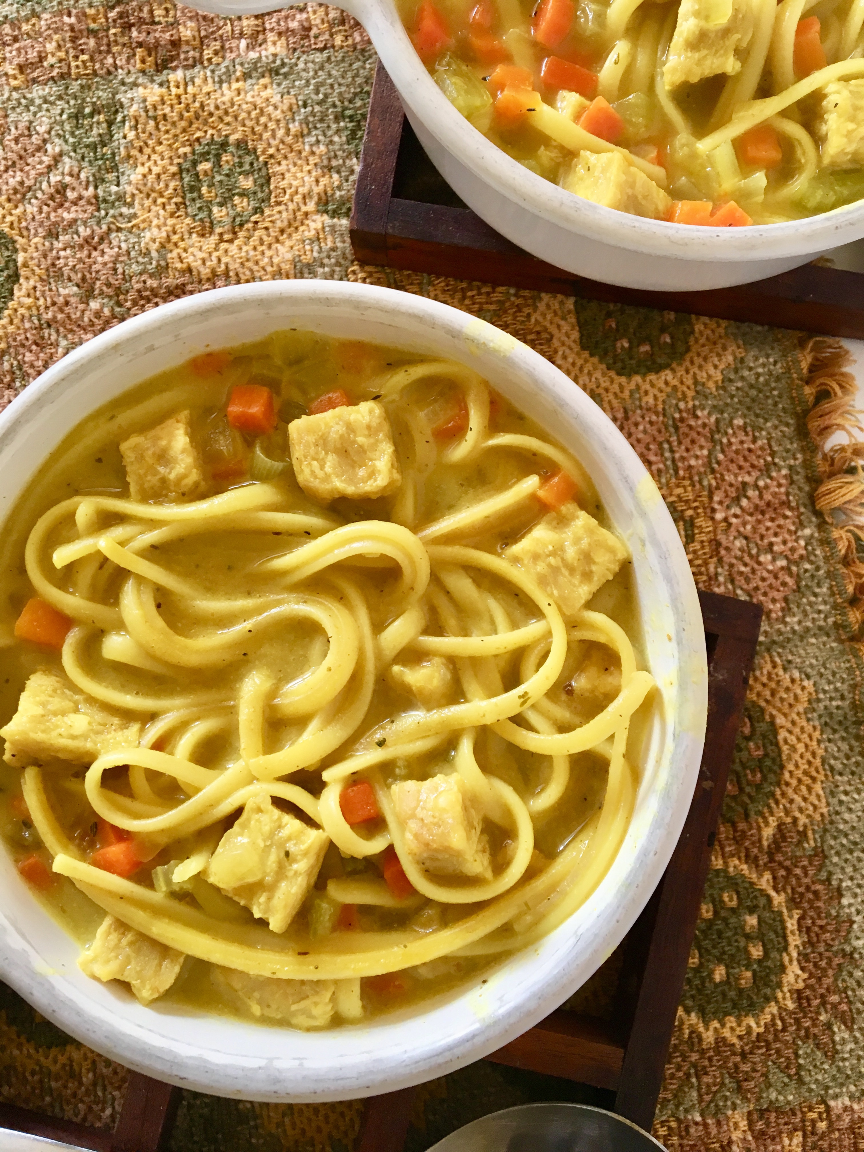 Is Chicken Noodle Soup Healthy
 Vegan Chicken Noodle Soup easy healthy nostalgic and