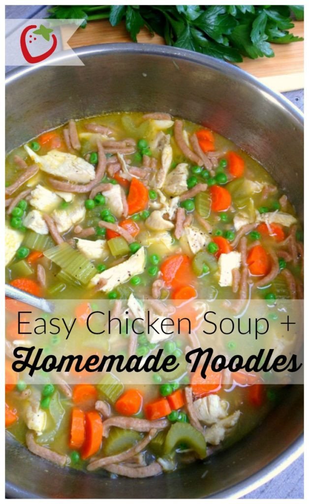 Is Chicken Noodle Soup Healthy
 Chicken Soup with Homemade Noodles Super Healthy