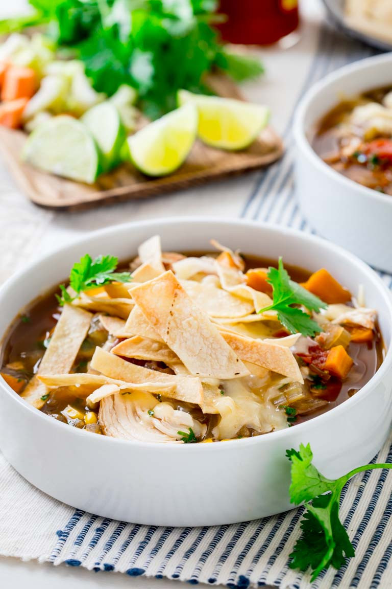 Is Chicken Soup Healthy
 slow cooker chicken tortilla soup Healthy Seasonal Recipes