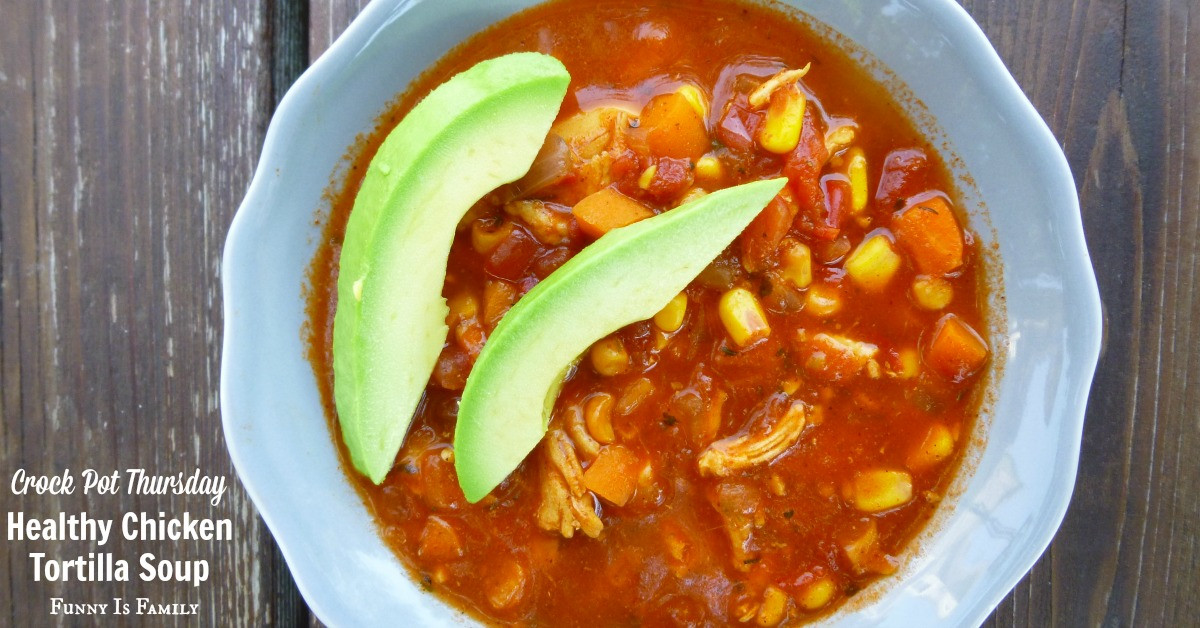 Is Chicken Soup Healthy
 Crock Pot Healthy Chicken Tortilla Soup