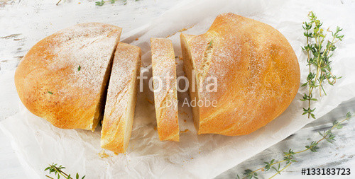 Is Ciabatta Bread Healthy
 "Healthy ciabatta bread with fresh herbs " 스톡 사진 로열티프리