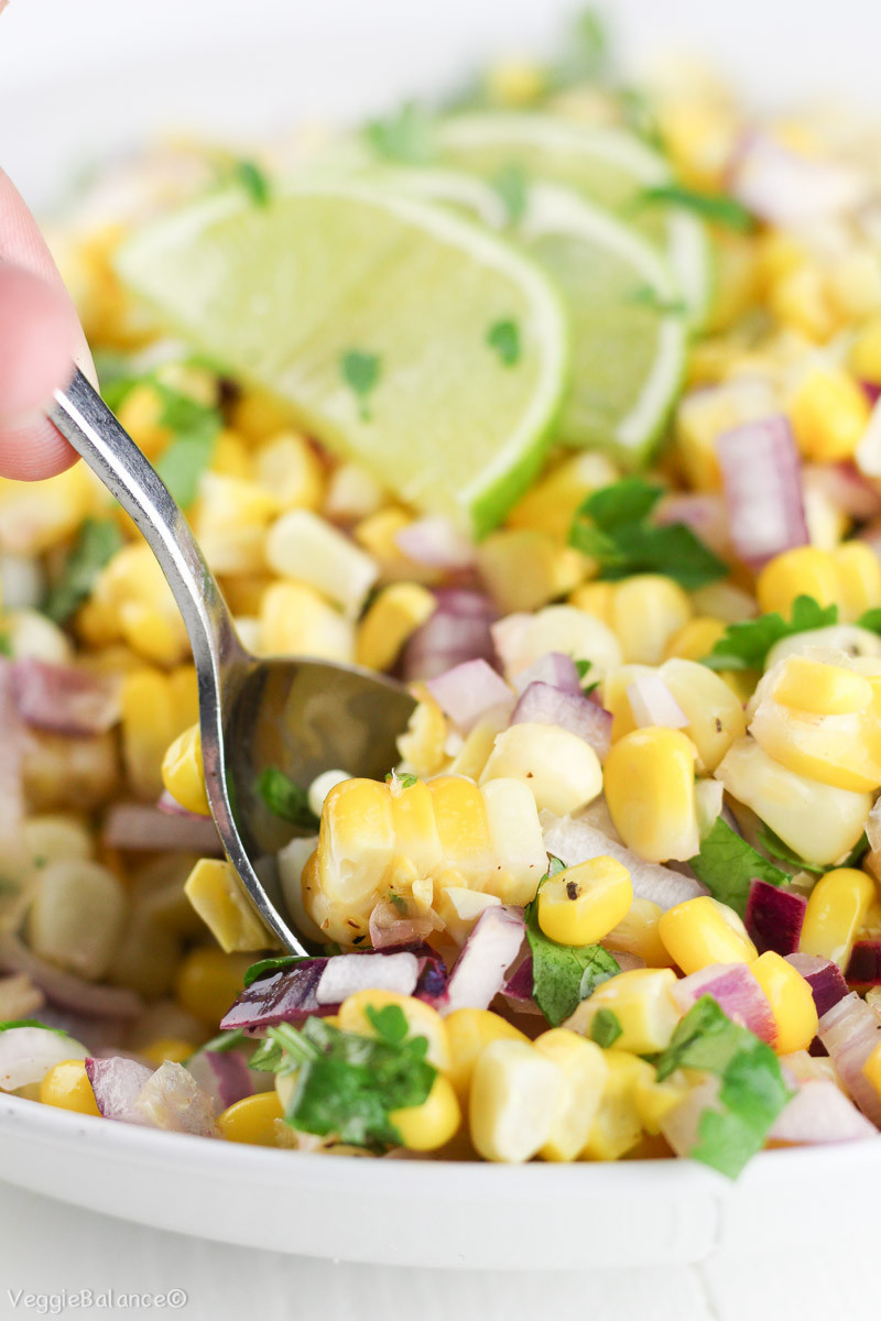 Is Corn Healthy
 Summer Corn Salad made Healthy VeggieBalance