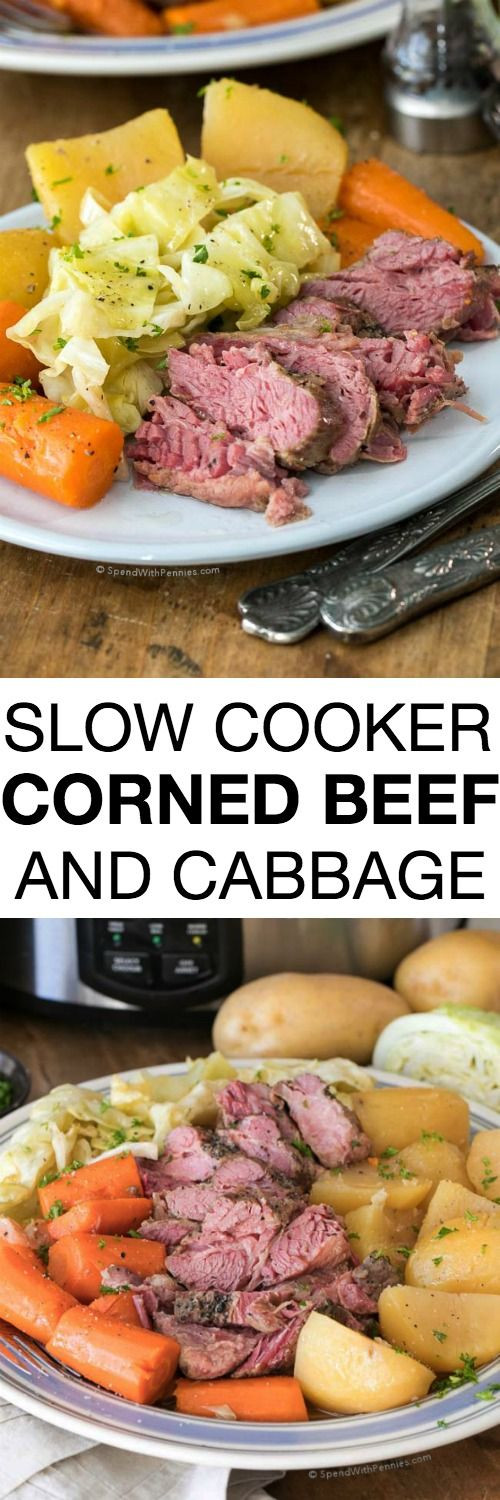 Is Corned Beef And Cabbage Healthy
 Slow Cooker Corned Beef And Cabbage Recipe — Dishmaps