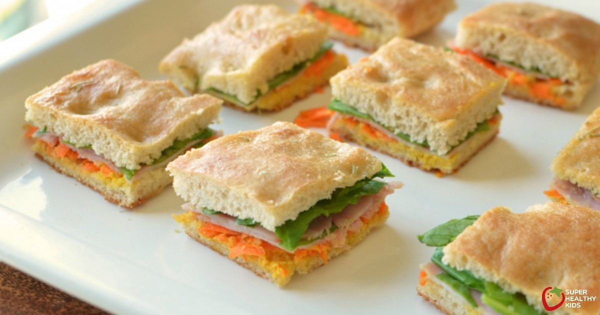 Is Focaccia Bread Healthy
 Mini Fourth of July Focaccia Sandwiches Recipe