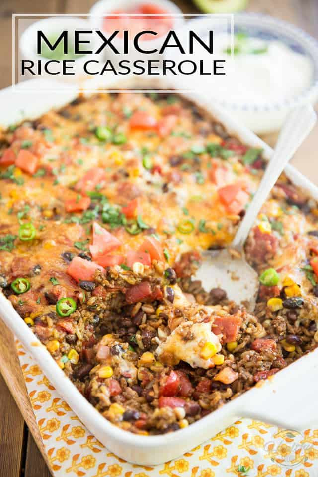 Is Mexican Rice Healthy
 Mexican Rice Casserole • The Healthy Foo