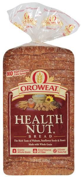 Is Oatnut Bread Healthy
 Oroweat Health Nut Bread 24 Oz Loaf