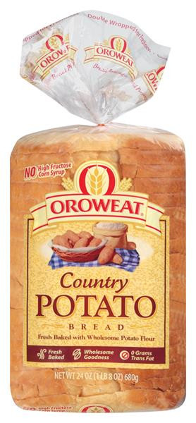 Is Oatnut Bread Healthy
 Oroweat Country Potato Bread 24 Oz Bag