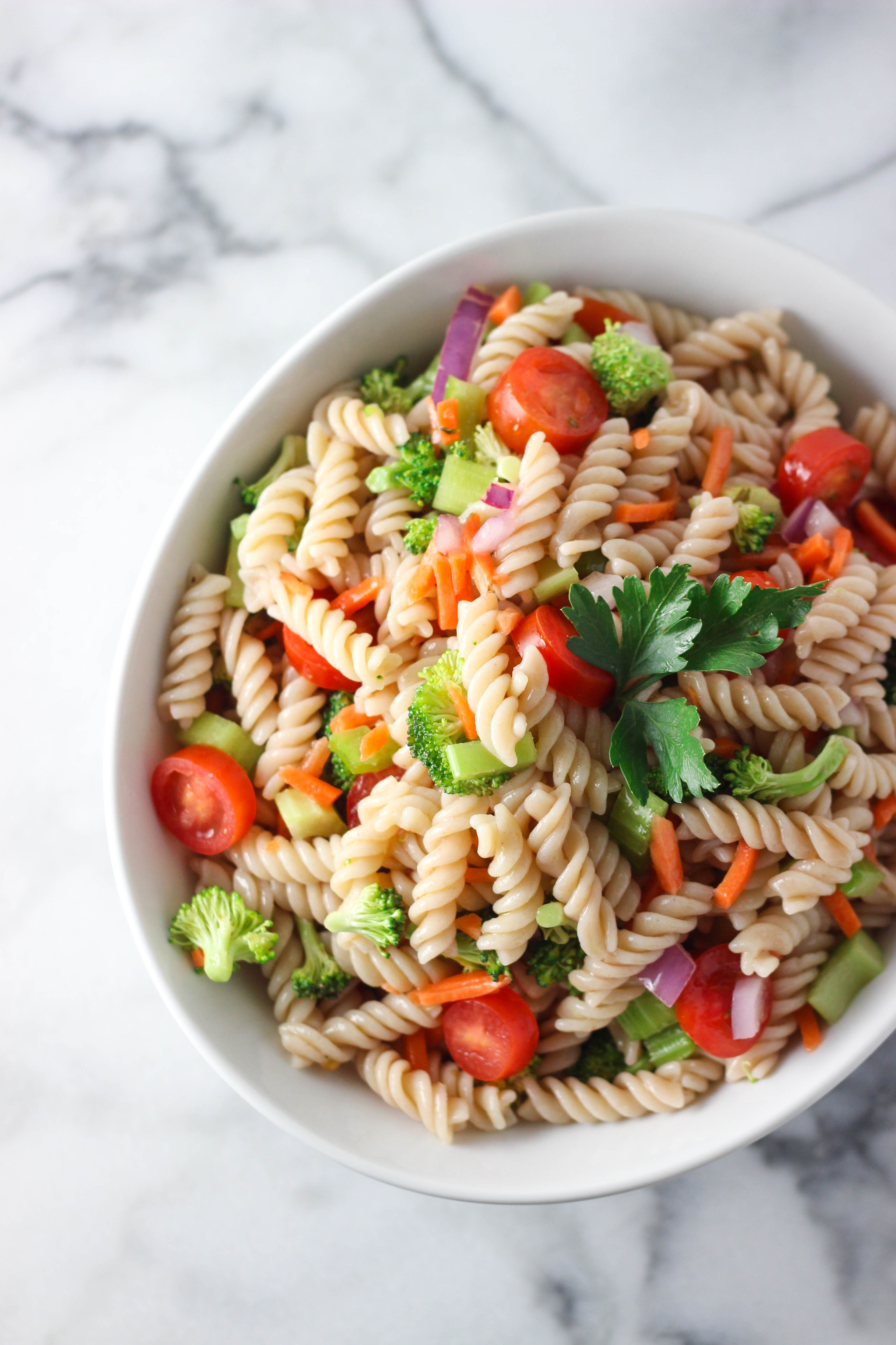 Is Pasta Salad Healthy
 Italian Pasta Salad & Reader Survey Exploring Healthy Foods