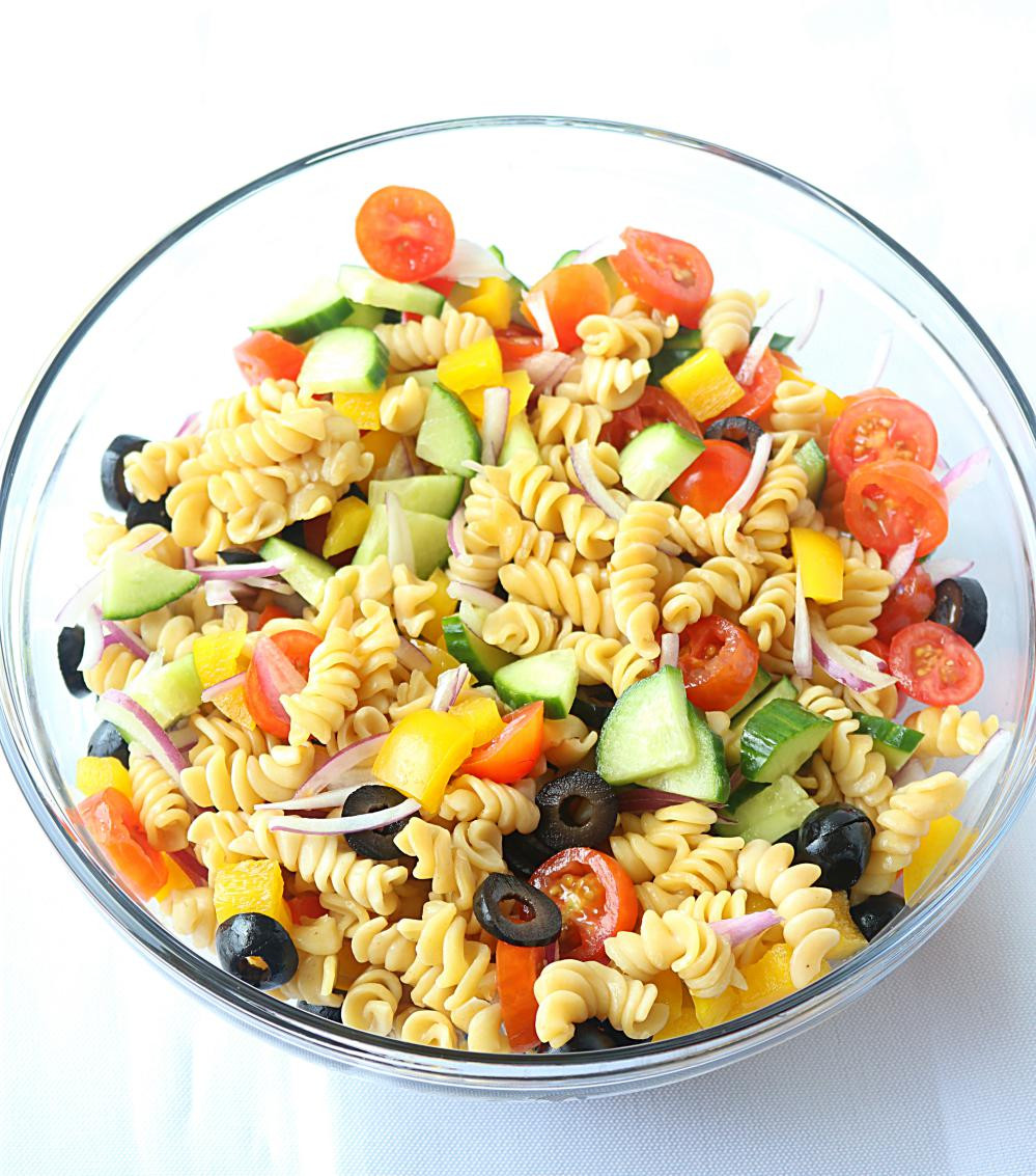 Is Pasta Salad Healthy
 No Cook Healthy Pasta Salad Healthy veggie pasta salad