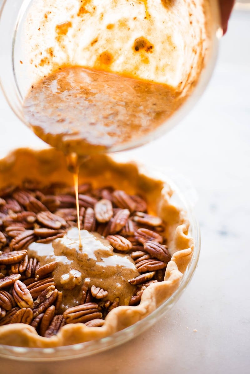 Is Pecan Pie Healthy
 Healthy Pecan Pie Without Corn Syrup • A Sweet Pea Chef