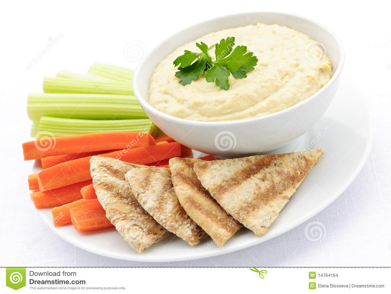 Is Pita Bread And Hummus Healthy
 Hummus With Pita Bread And Ve ables Stock Image