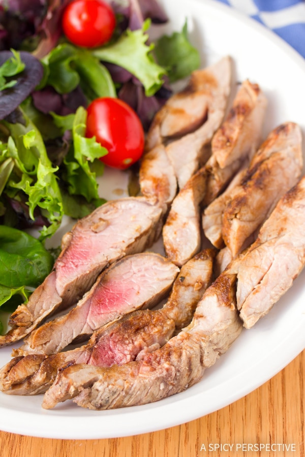 Is Pork Tenderloin Healthy
 Magic 2 Ingre nt Grilled Pork Tenderloin A Spicy