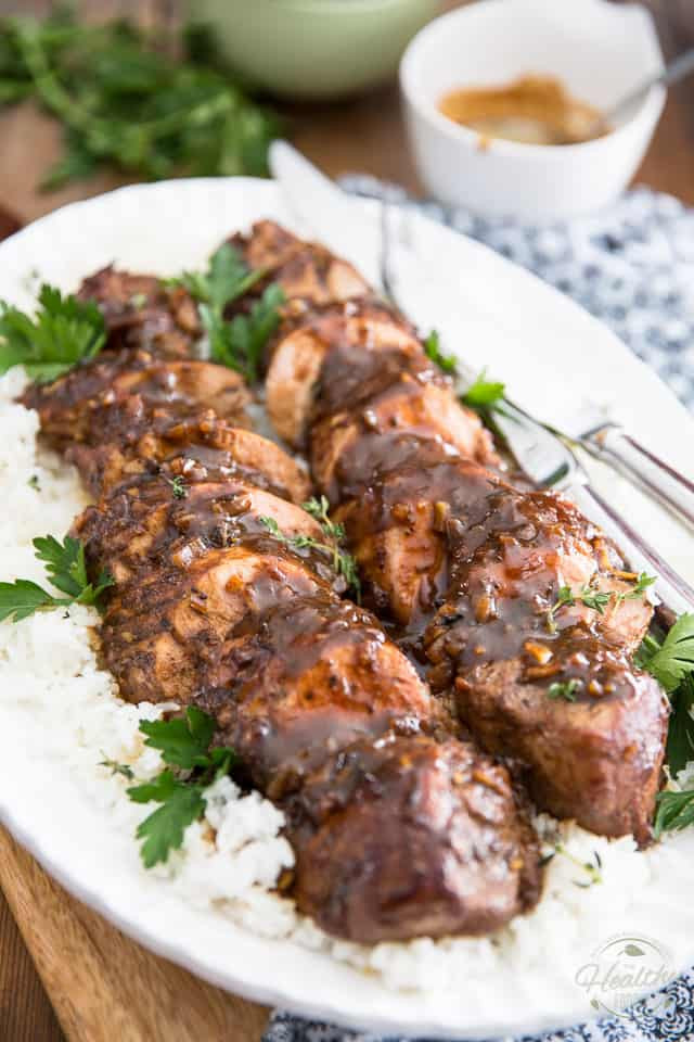 Is Pork Tenderloin Healthy
 Maple Balsamic Pork Tenderloin • The Healthy Foo