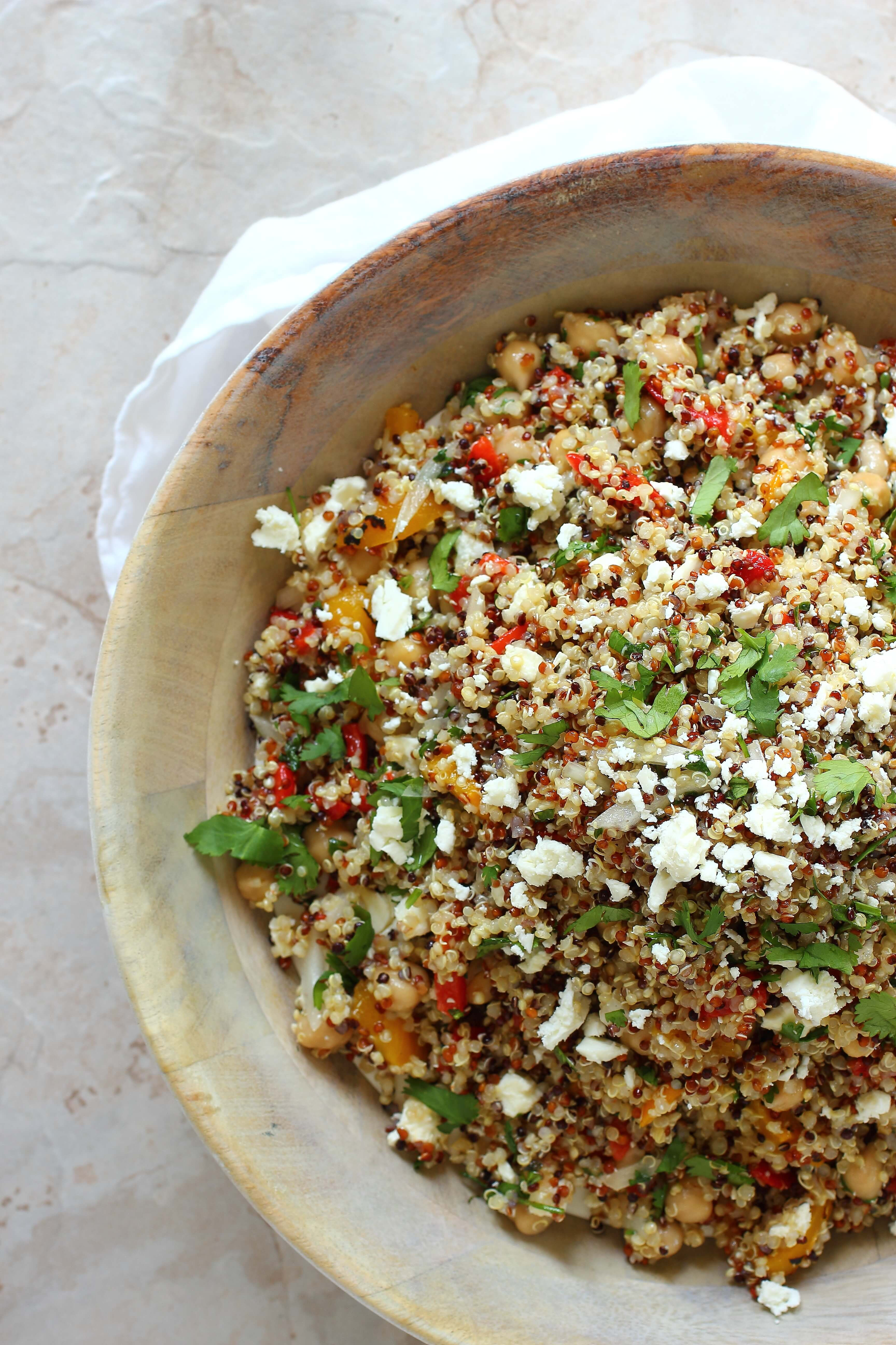 Is Quinoa Healthy
 Healthy Quinoa Salad with Feta Cheese