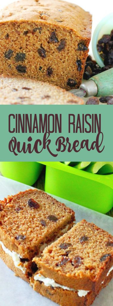 Is Raisin Bread Healthy
 Cinnamon Raisin Quick Bread Foodtastic Mom