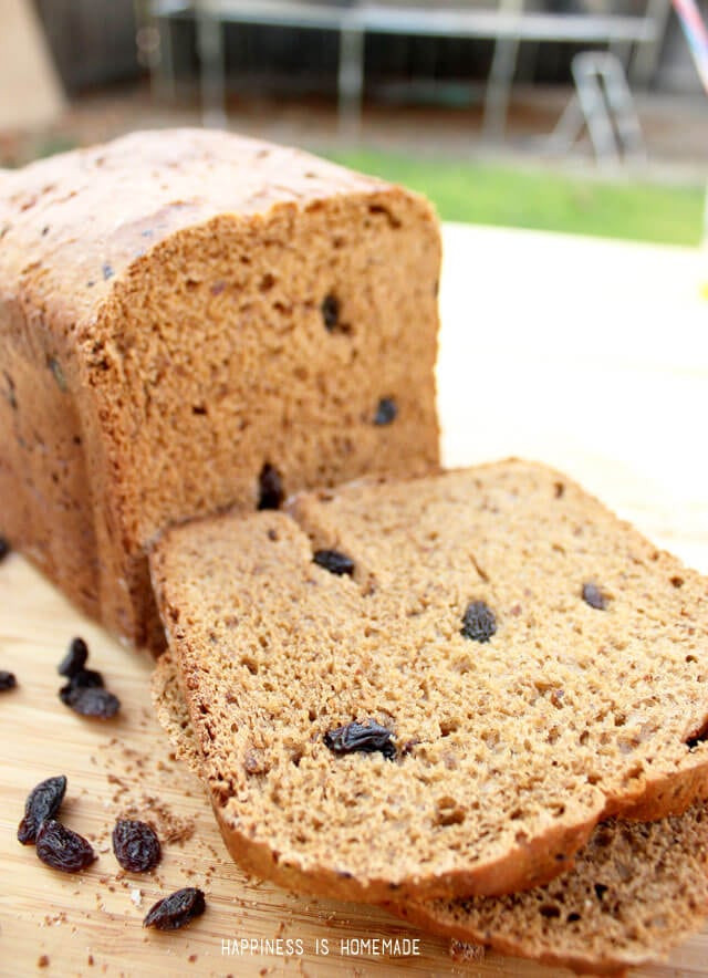 Is Raisin Bread Healthy
 Sugar Free Cinnamon Raisin Bread Happiness is Homemade