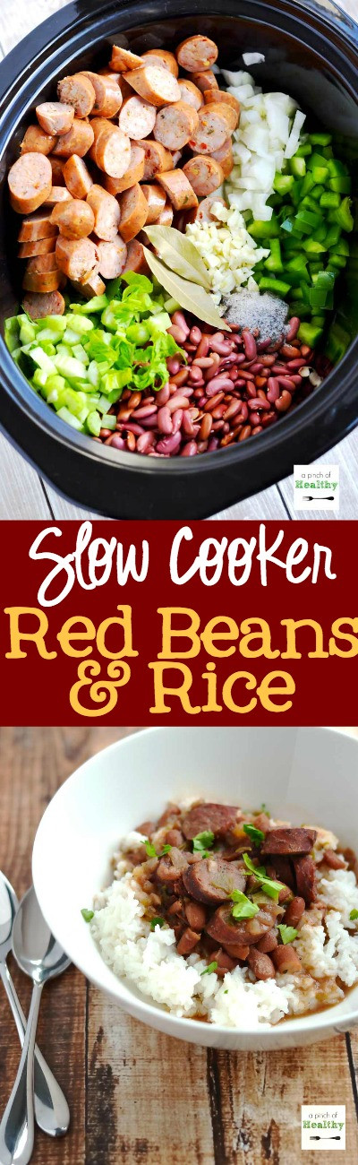 Is Red Beans And Rice Healthy
 Red Beans and Rice in the Slow Cooker A Pinch of Healthy