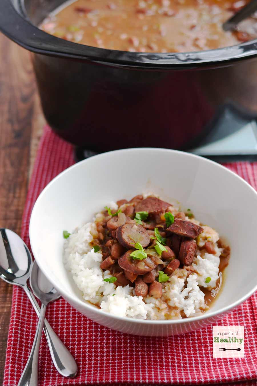 Is Red Beans And Rice Healthy
 Red Beans and Rice in the Slow Cooker A Pinch of Healthy