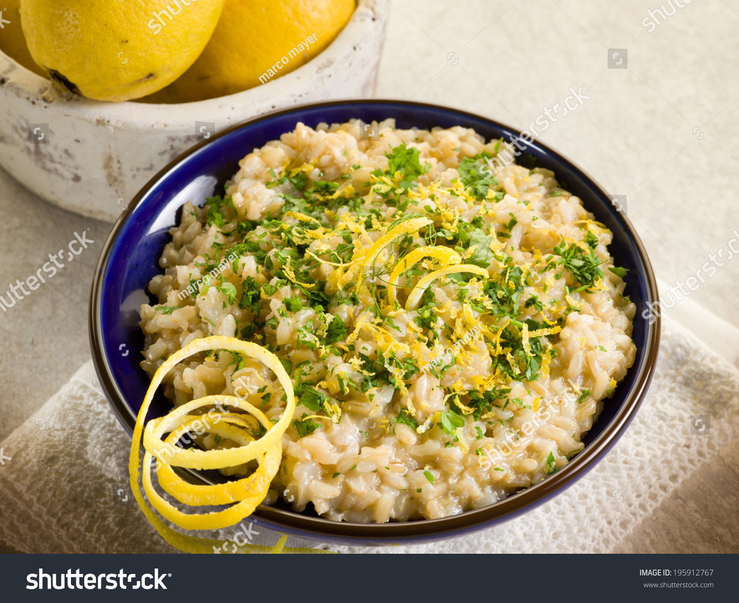 Is Risotto Healthy
 Risotto Lemon Parsley Healthy Food Stock