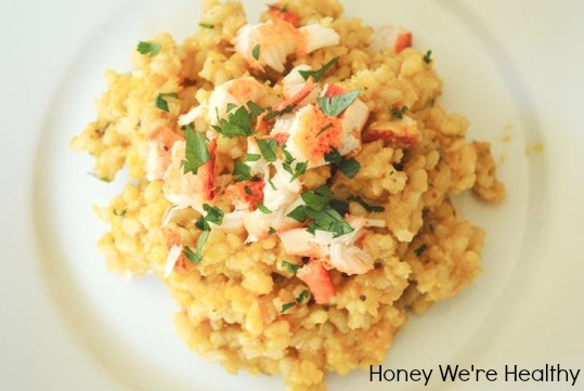 Is Risotto Healthy
 Honey We re Healthy Butternut Squash and Lobster Brown