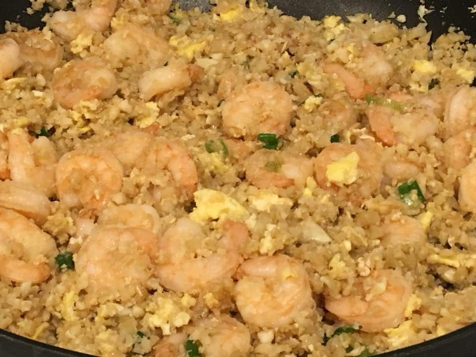 Is Shrimp Fried Rice Healthy
 Cauliflower Shrimp “Fried Rice”