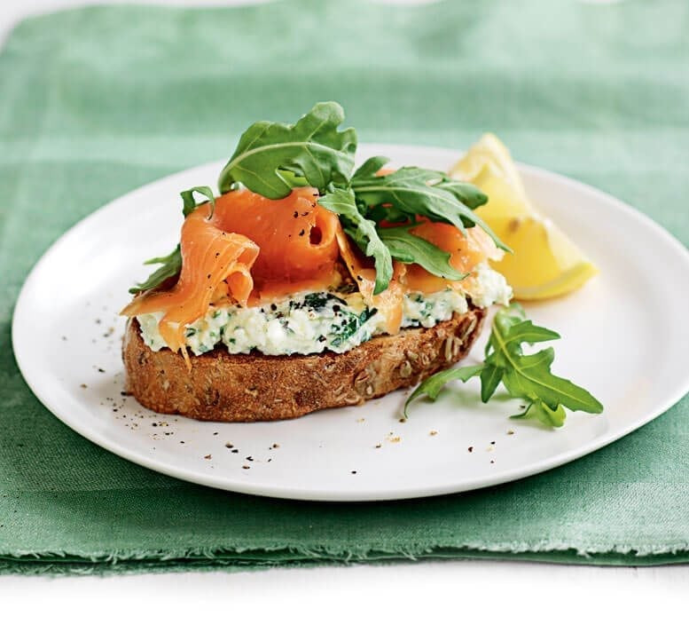 Is Smoked Salmon Healthy
 Herby cottage cheese & smoked salmon