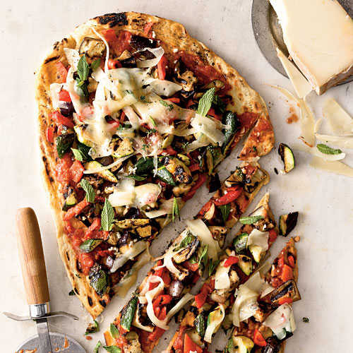 Is Veggie Pizza Healthy
 Veggie Grilled Pizza Healthy Pizza Recipes Cooking Light