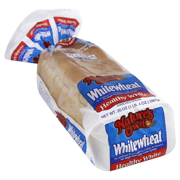 Is White Bread Healthy
 Natures Own Whitewheat Bread Enriched Healthy White Be